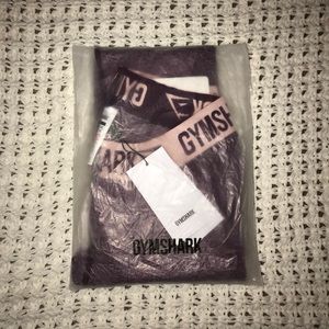 Gymshark Flex Leggings Dark Ruby Marl/Blush Nude